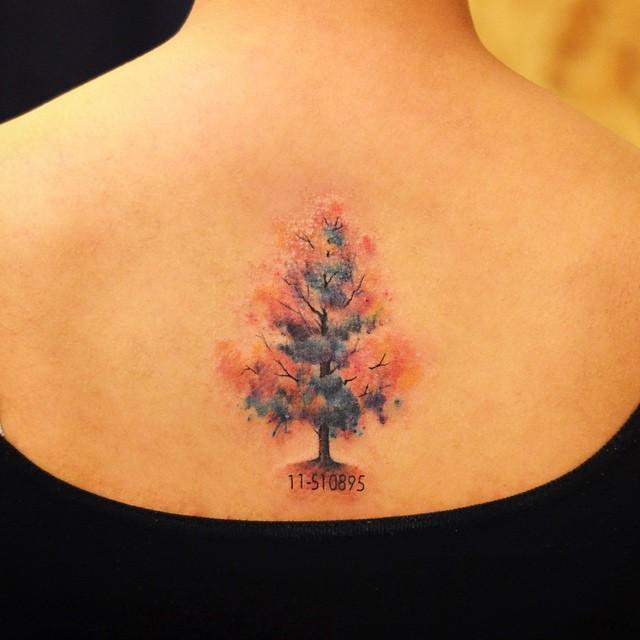tatuaggio albero 93